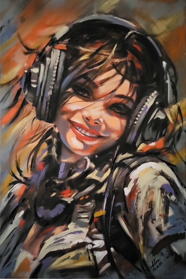 ArteDiAlina.com painting: Sweet song